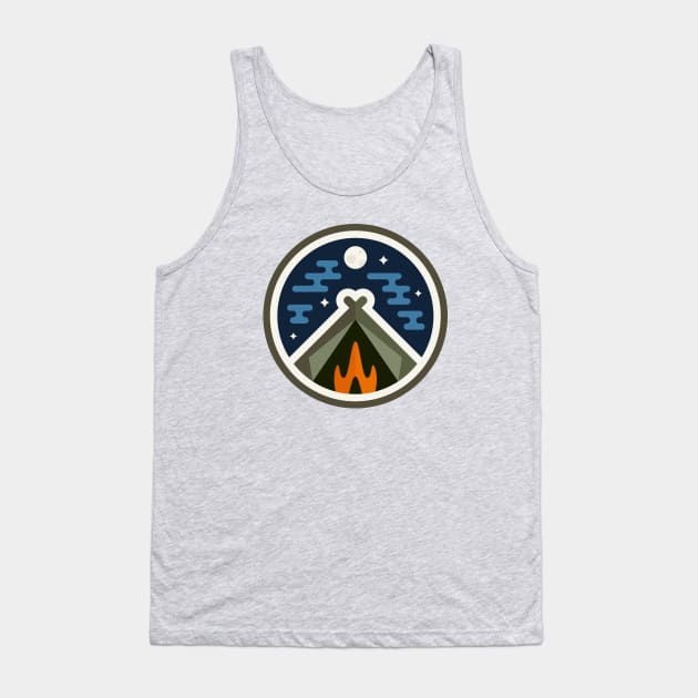 Camp Badge Tank Top by emberstudio